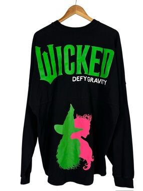 NEW Universal Studios Hollywood Wicked Defy Gravity Spirit Jersey Women's Sz XL